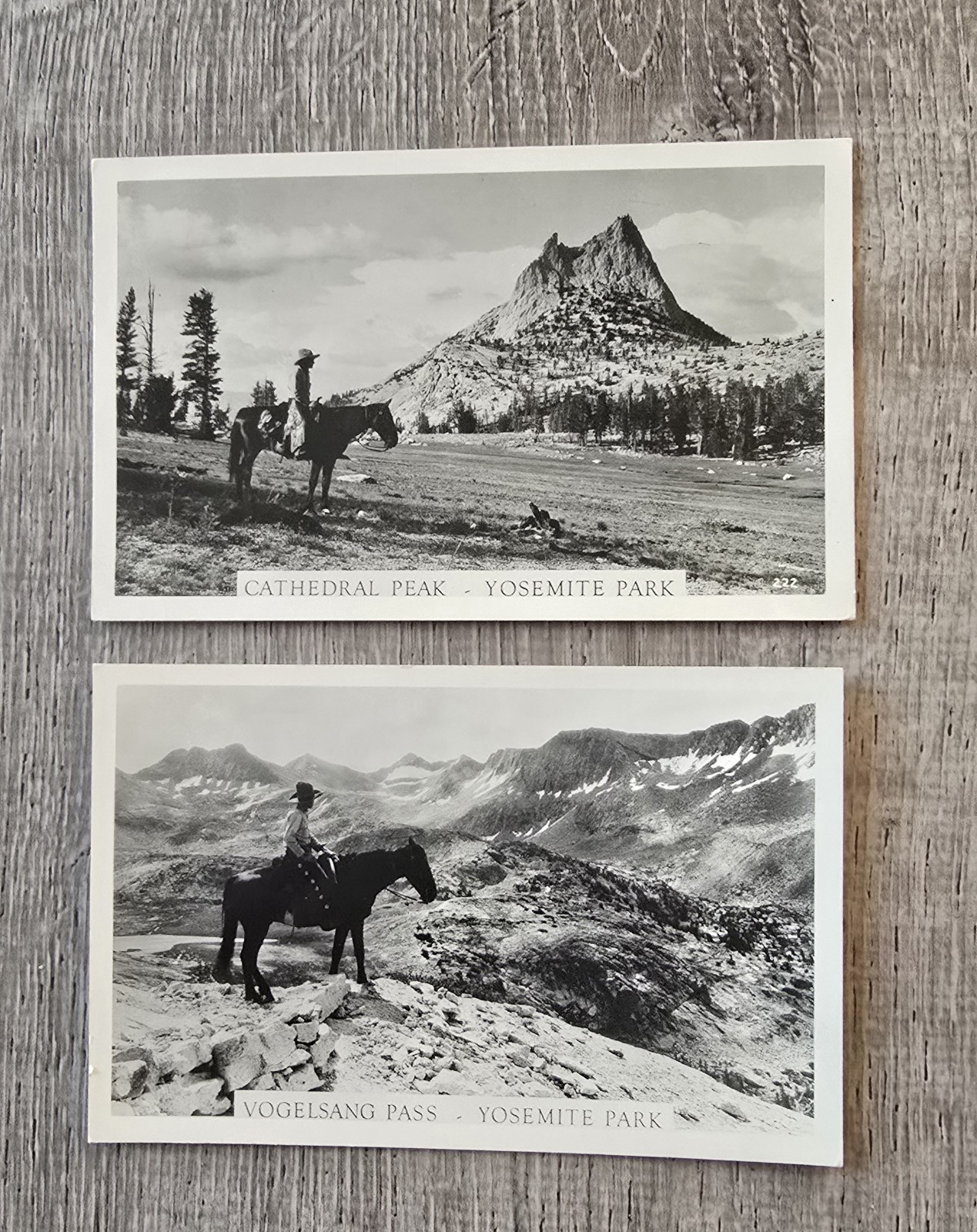 Vintage Photo Post Card Yosemite Park Lot of 2