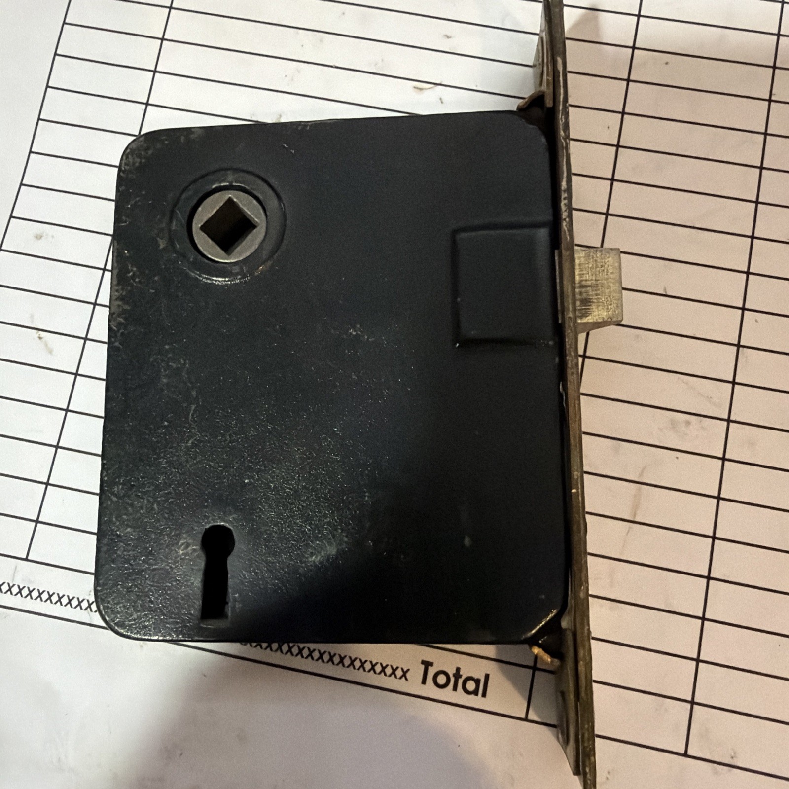 Vintage Sager No. 250 series mortise lock no key 