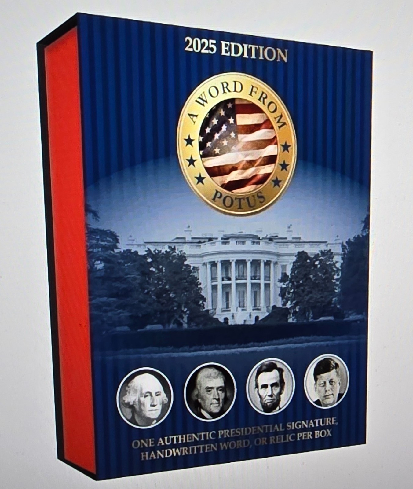 2025 POTUS A WORD FROM THE PRESIDENT,  FACTORY SEALED BOX-ONE CARD PER BOX