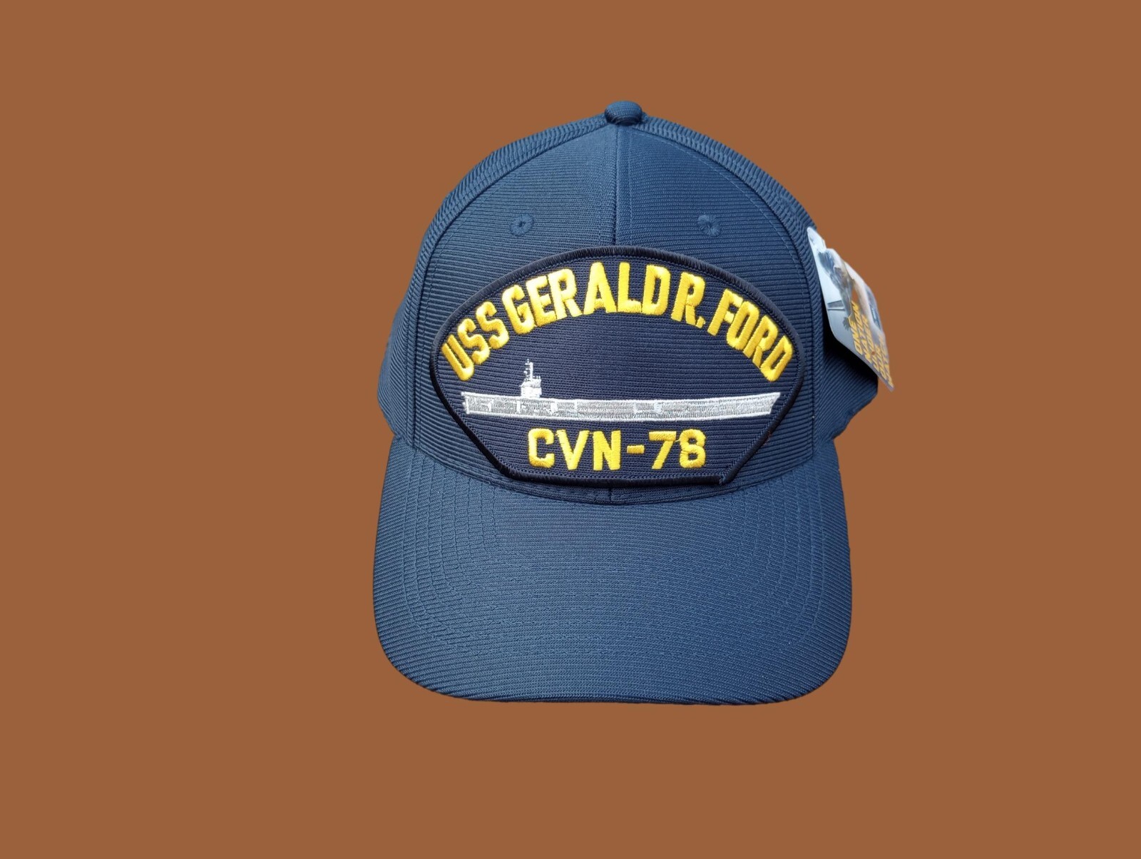 USS GERALD R.FORD CVN-78 U.S NAVY SHIP HAT U.S MILITARY OFFICIAL BALL CAP U.S.A 