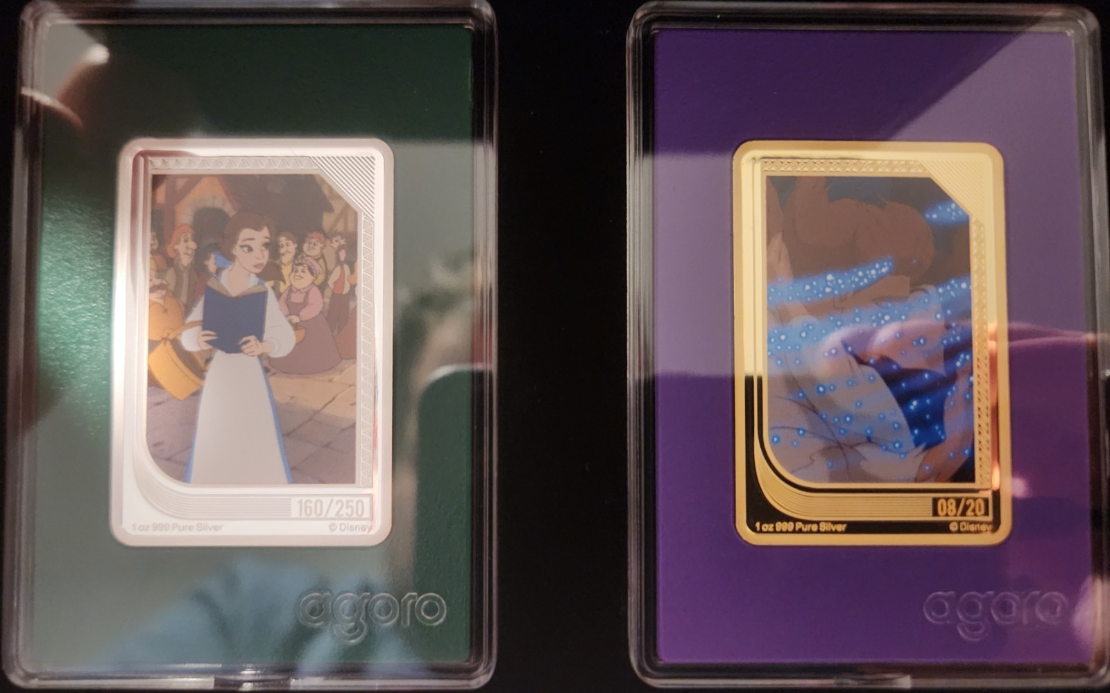 Agoro Disney Renaissance 2025 Ruby And Rare Amethyst B&B Trading Coins 