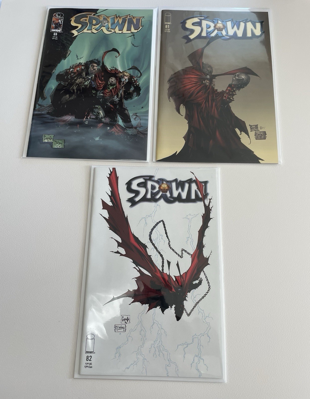 SPAWN COMICS LOT OF 8 DIFFERENT ISSUES