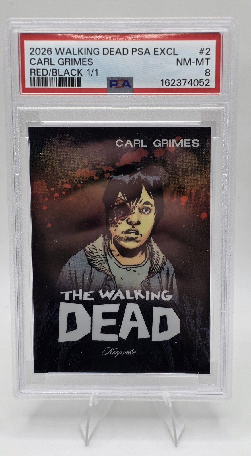 2026 SDCC PSA Exclusive  Walking Dead Carl Grimes 1/1 PSA 8