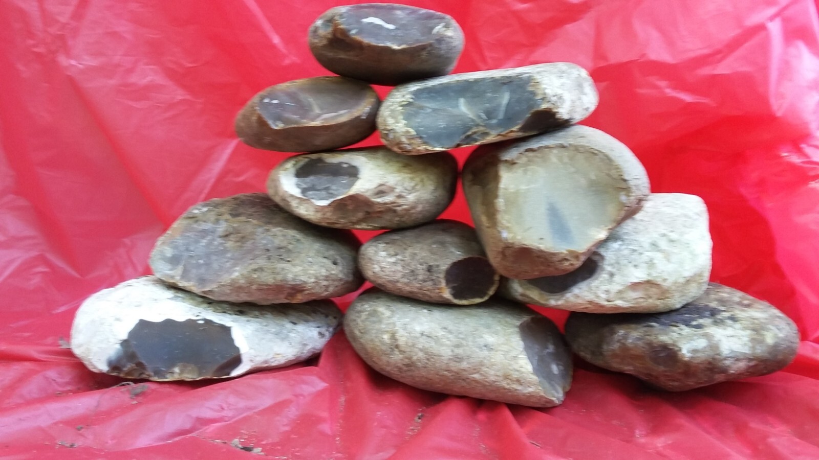 Texas Primo Thin Chert Flint Knapping Material Arrowheads Med FlatRate Box full