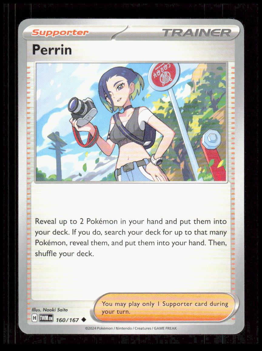 Perrin 160/167 SV06: Twilight Masquerade Pokemon tcg Card CB-1-9-D-19