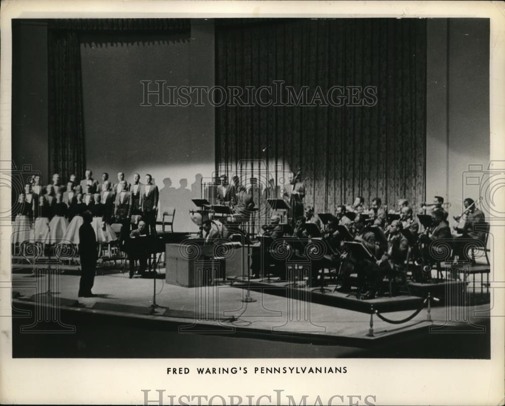 Press Photo Fred Warings Pennsylvanians - nex80211
