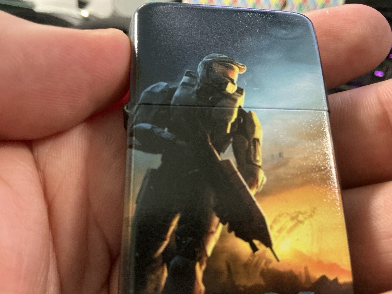 Halo 3 Flip-Top Lighter w/ Video Game Artwork Design