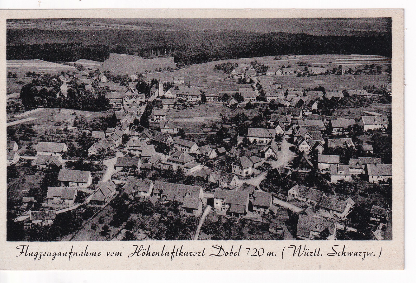 Postcard: Dobel (Württ. Black), Aircraft Mount, ++ (B-4-511)