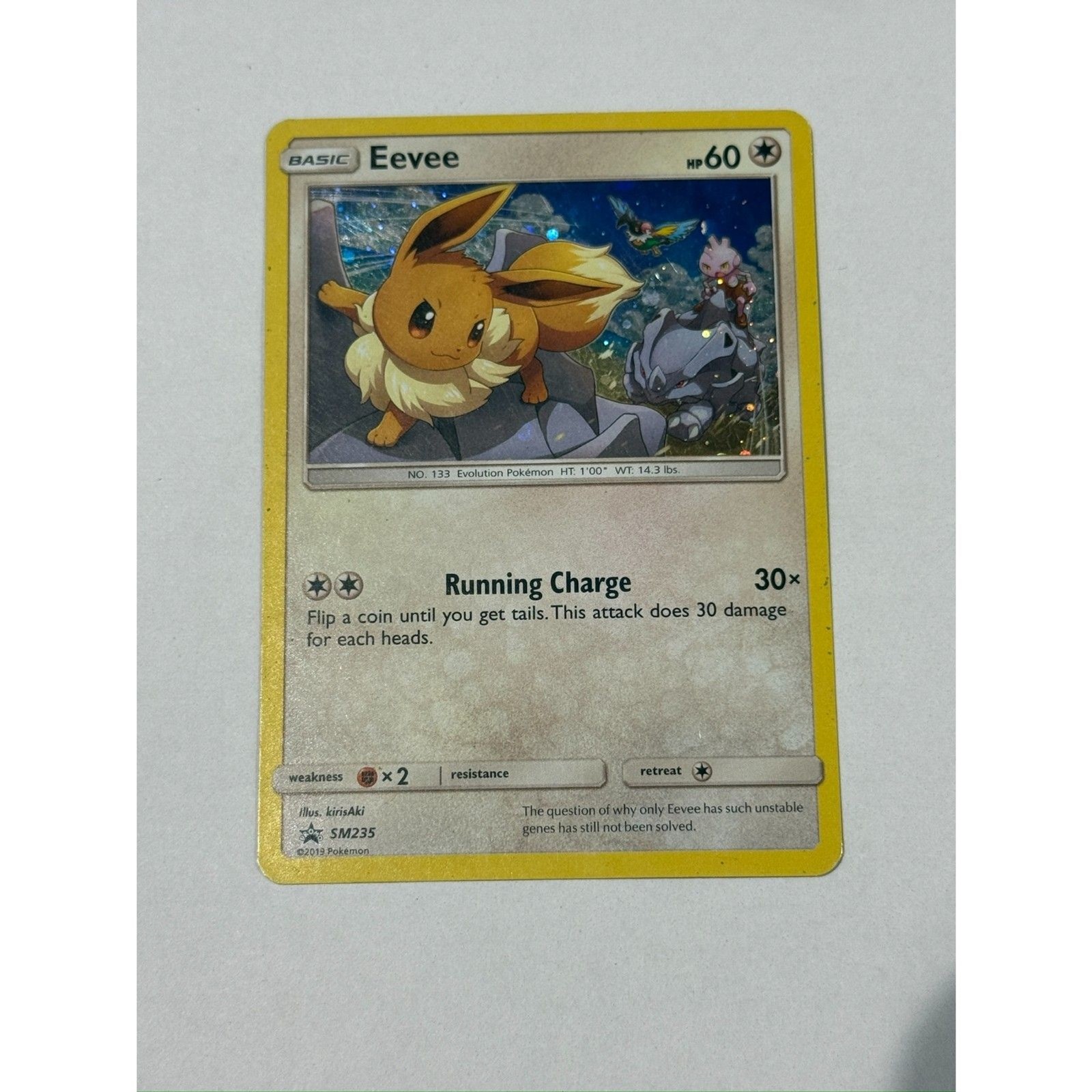 2019 Pokemon EEVEE #SM235 SM Black Star Promos Holo Colorless English