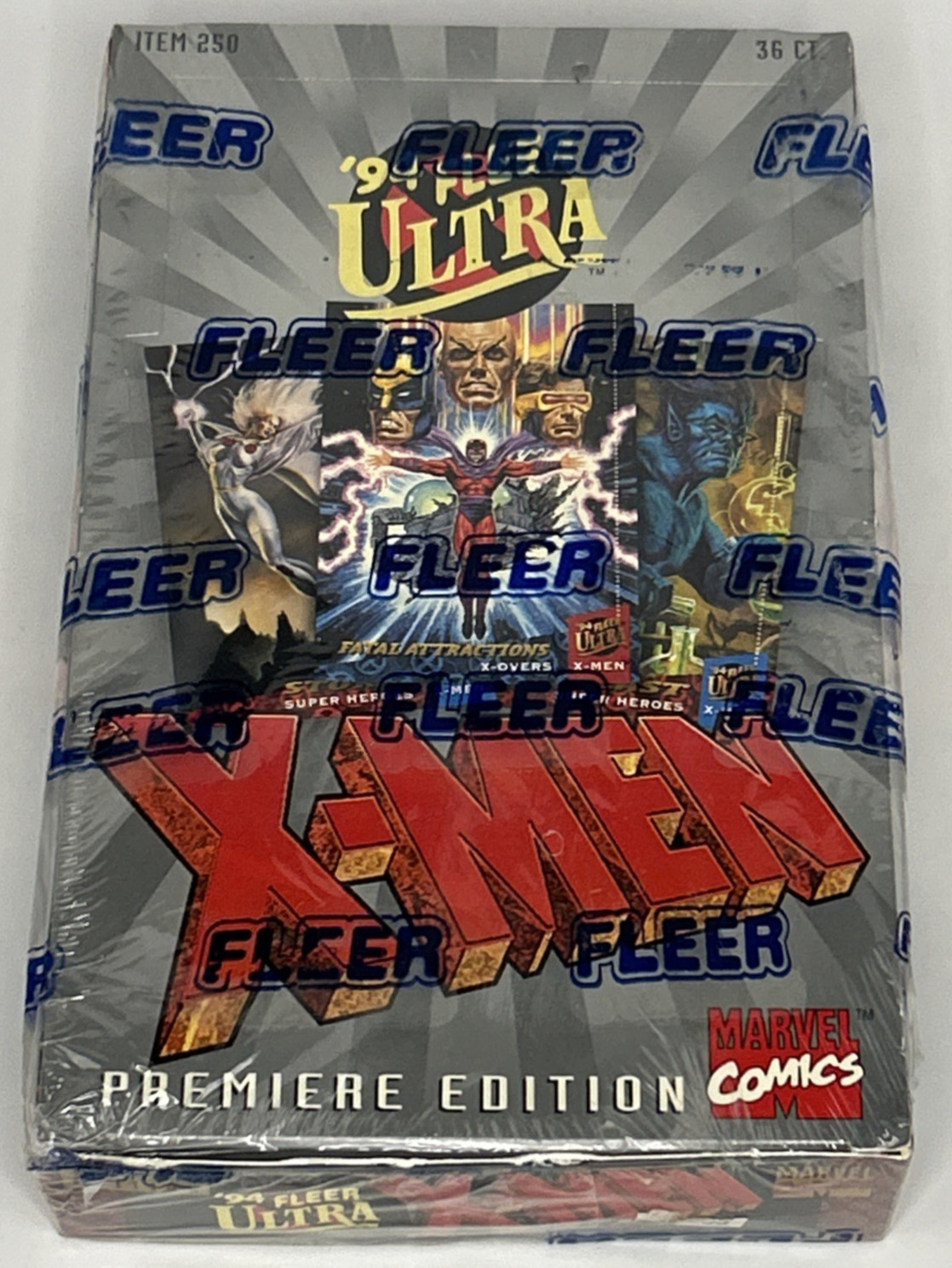 1994 Fleer Ultra X-Men Premiere Edition Factory Sealed Box 36 Packs Marvel