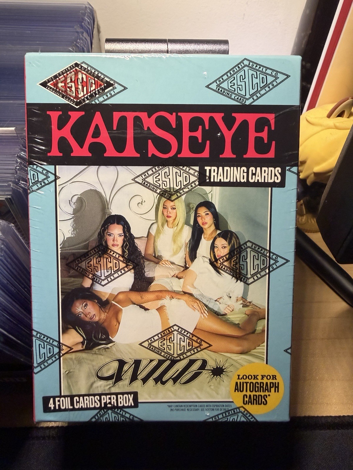 Katseye Esco Wild Trading Cards 4-Pack Target Exclusive Blaster Box Sealed