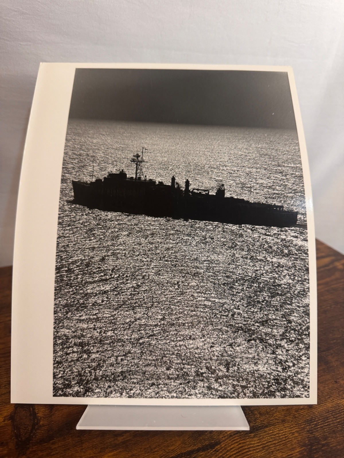 US Navy Dock Landing Ship LSD Official Photo Kodak Paper Caption Dated 1978