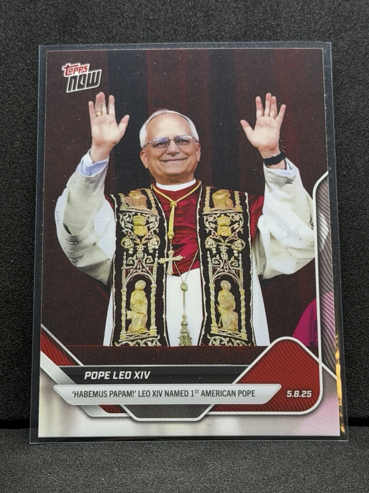 2025 Topps Now Pope Leo XIV - 1st American Pope #POPE-1