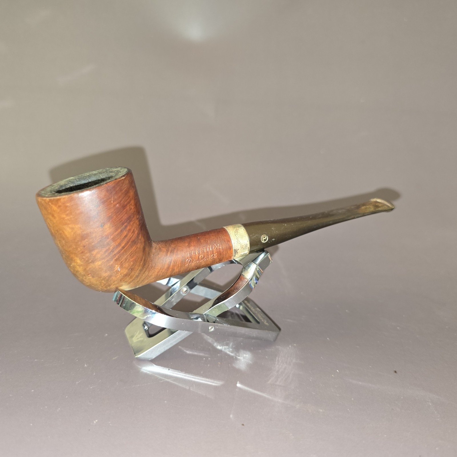 L.J. Peretti Deluxe Smooth Estate Briar Pipe