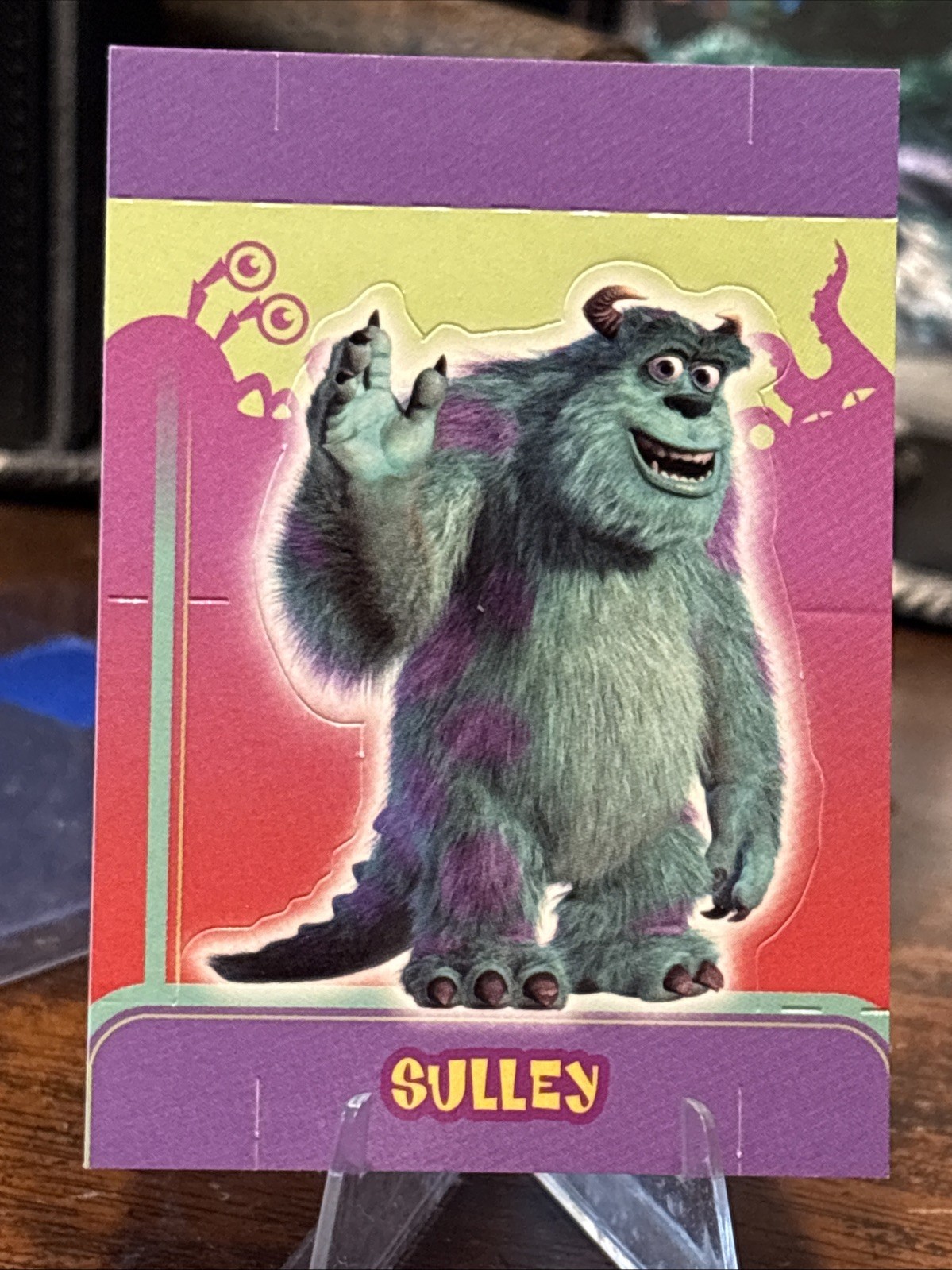 2001 Topps Disney Pixar Monsters Inc Pop-Ups Sulley P1 Mint Condition