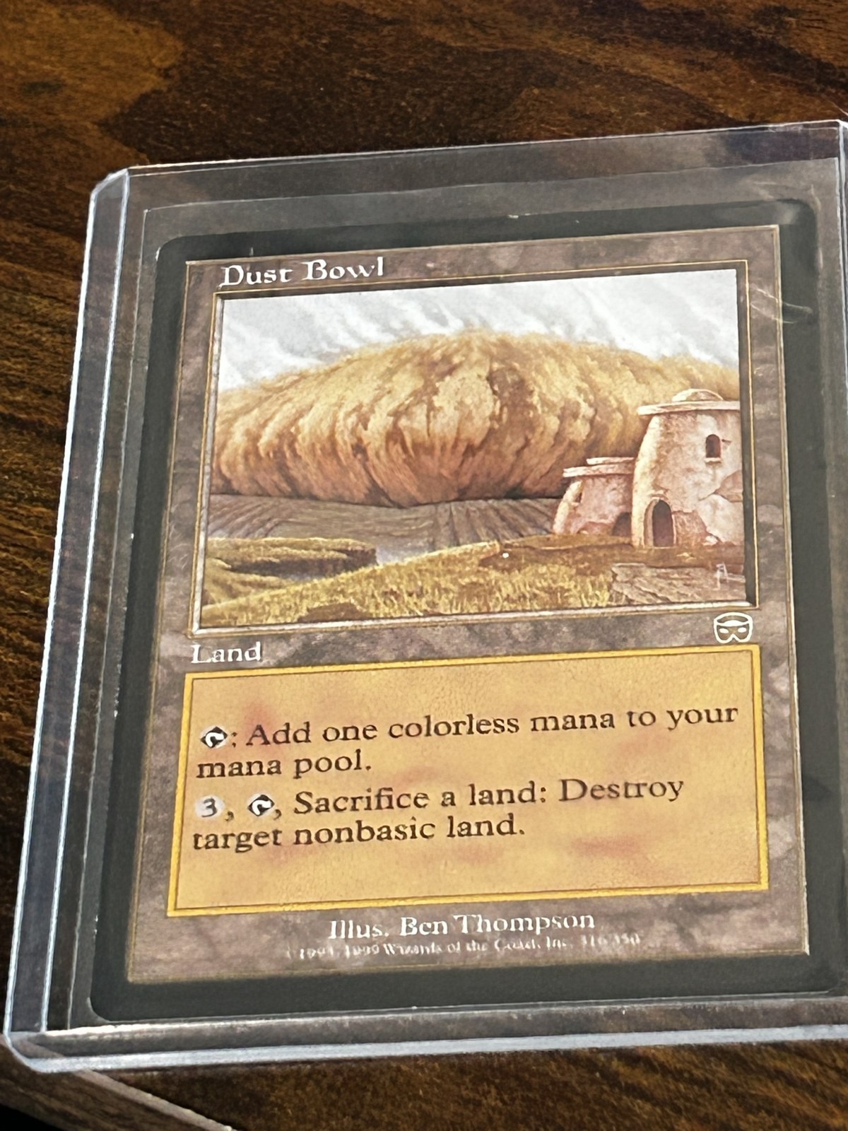MTG Dust Bowl Mercadian Masques 316/350 Rare Non-Foil Land English LP