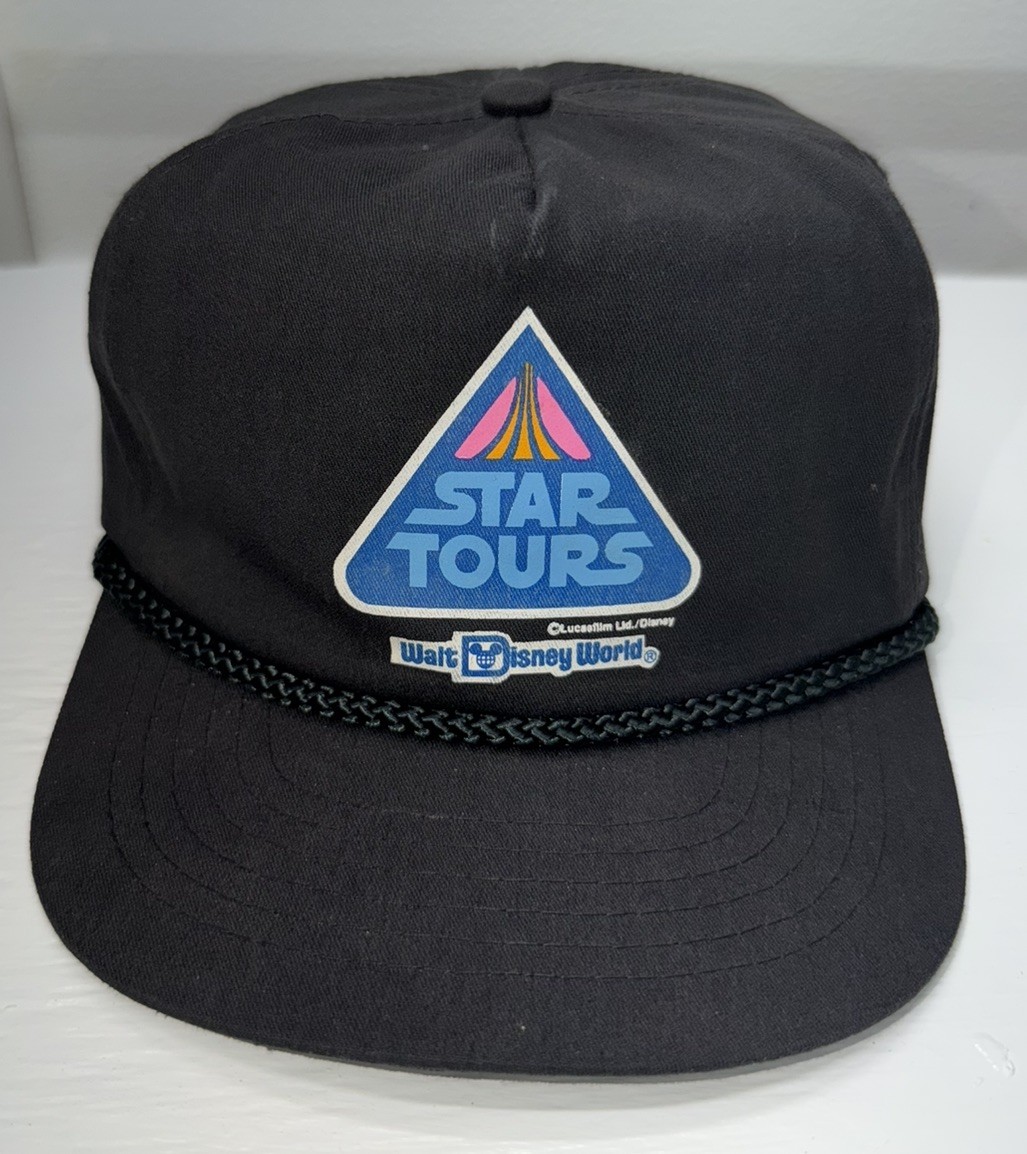 Vintage Disney/MGM Star Tours Logo Hat/Cap Press Promo (1989) RARE