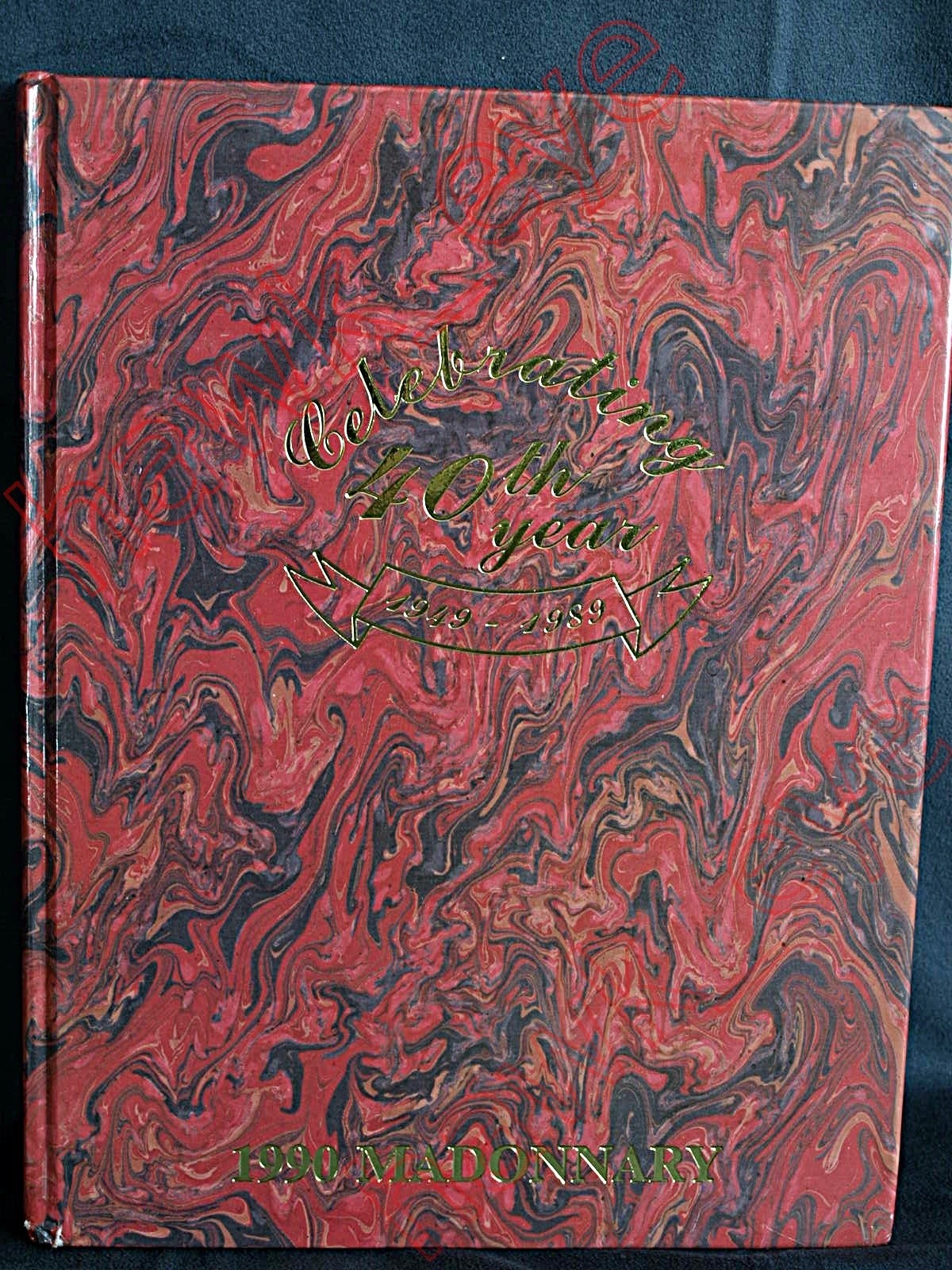 1990 MADONNA HIGH SCHOOL, YEAR BOOK, CHICAGO, ILLINOIS UNMARKEDNEW