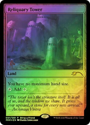 1x FOIL RELIQUARY TOWER - Promo - MTG - Magic the Gathering