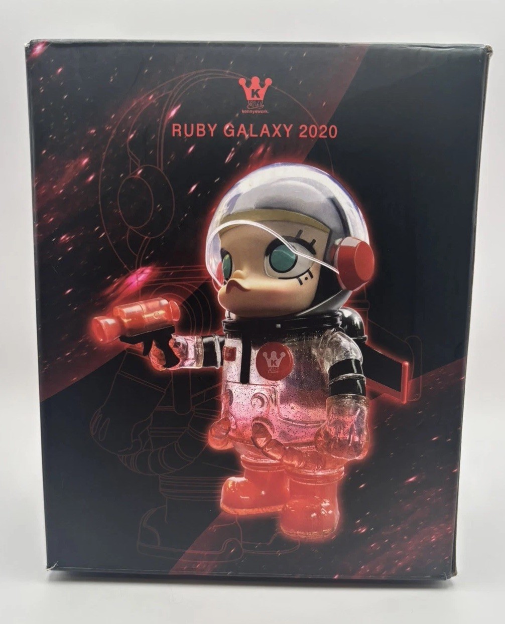 MEGA SPACE MOLLY 200% Ruby Galaxy 2020 LIMITED IN HAND - FAST SHIP