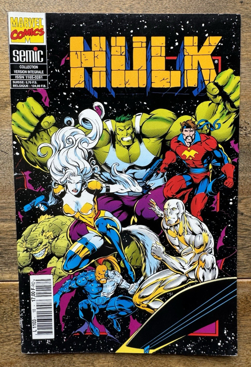 Hulk #5 French Semic Reprints Incredible Hulk #415 VF+ 8.5 Marvel 1994