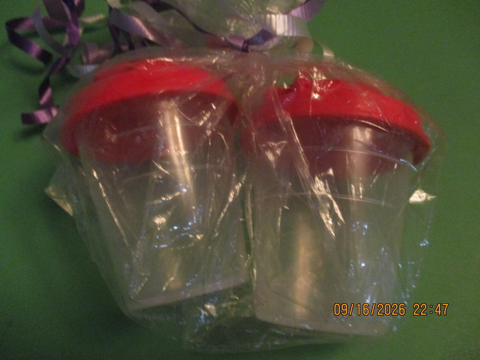 Tupperware Mini Midgets CLEAR Container 2oz Set of 2 (NEW) # 4789A-1