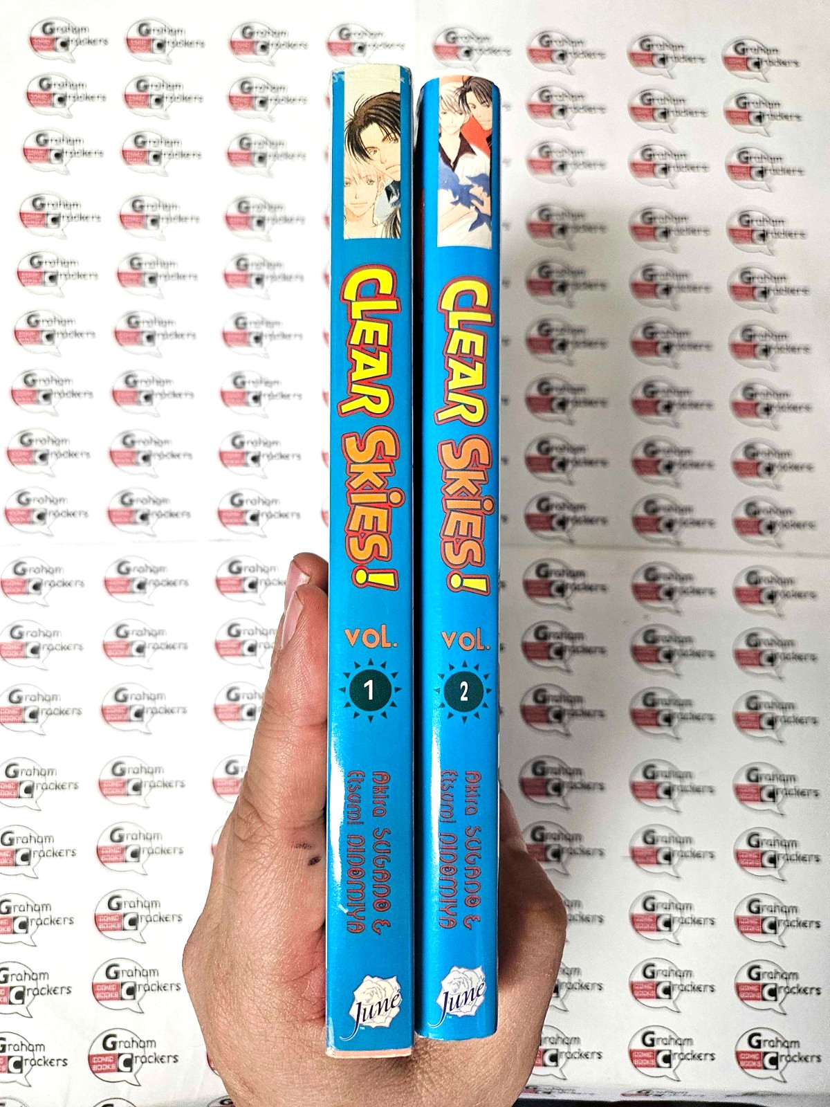 CLEAR SKIES Vol. 1 & 2 plus Clear Skies Prose Novel *Juné Manga *SCARCE