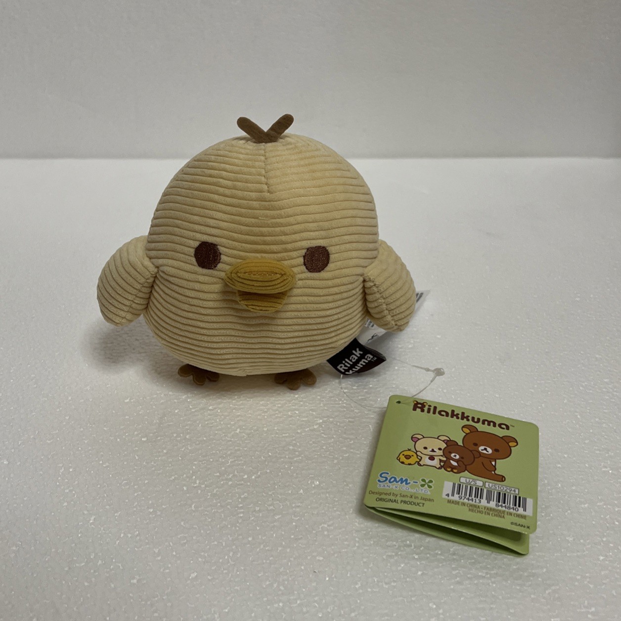 San-X Rilakkuma Kiiroitori Plush Stuffed Animal Yellow 22cm AA0320006
