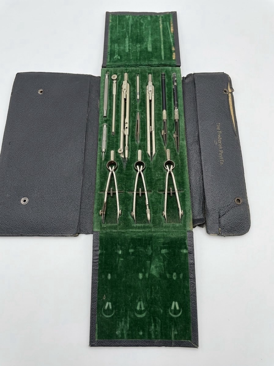     Vintage Frederick Post Drafting Set Germany