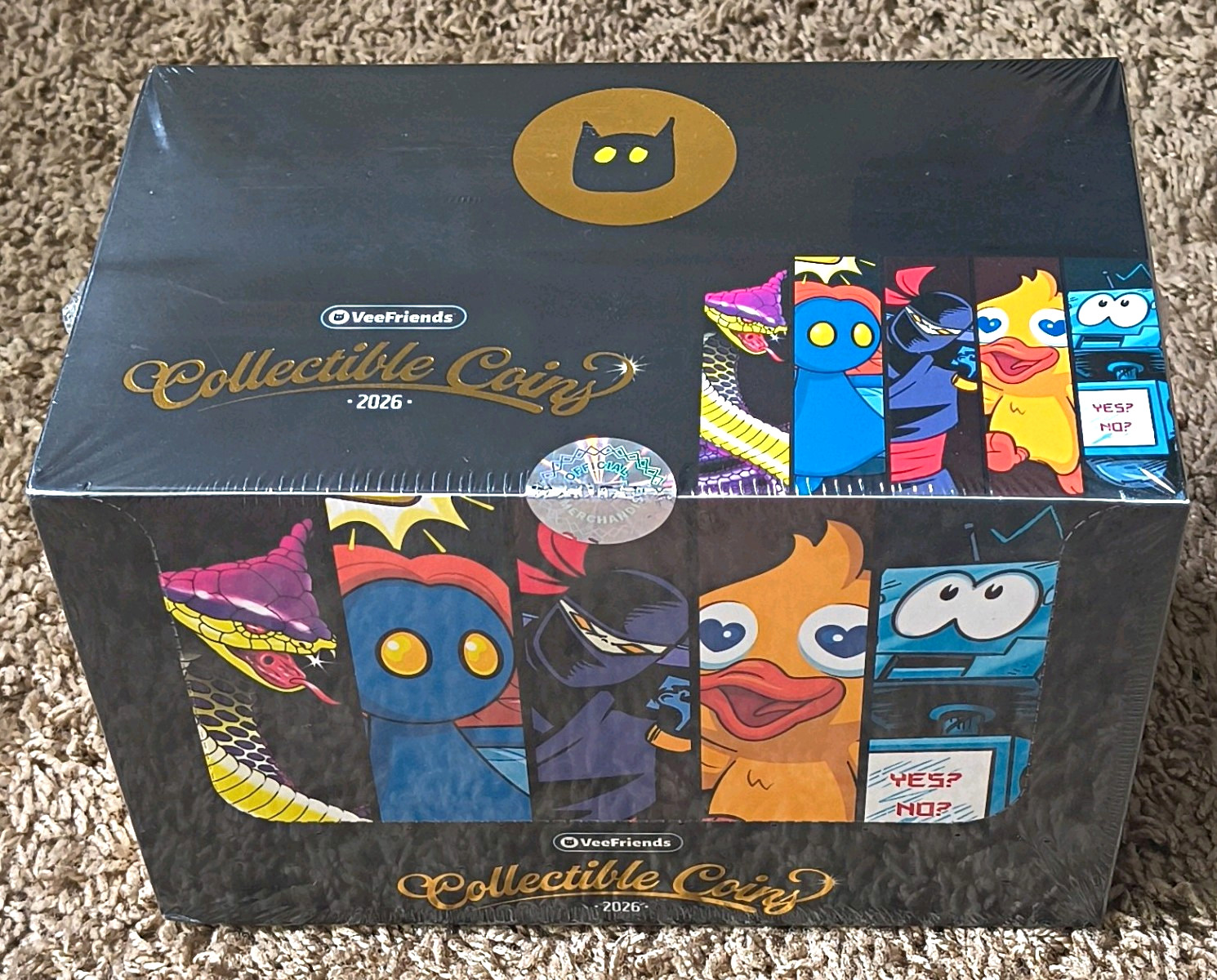 VeeFriends 2026 Collectible Coins Sealed Box 10 Packs Chase Gold/Silver