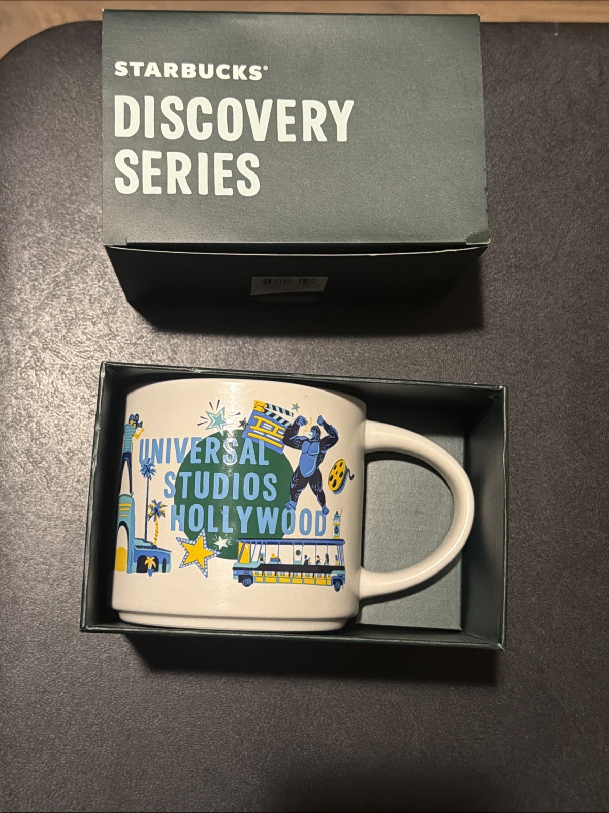 Universal Studios Hollywood Starbucks Discovery Series Ceramic Mug 14 Oz NEW