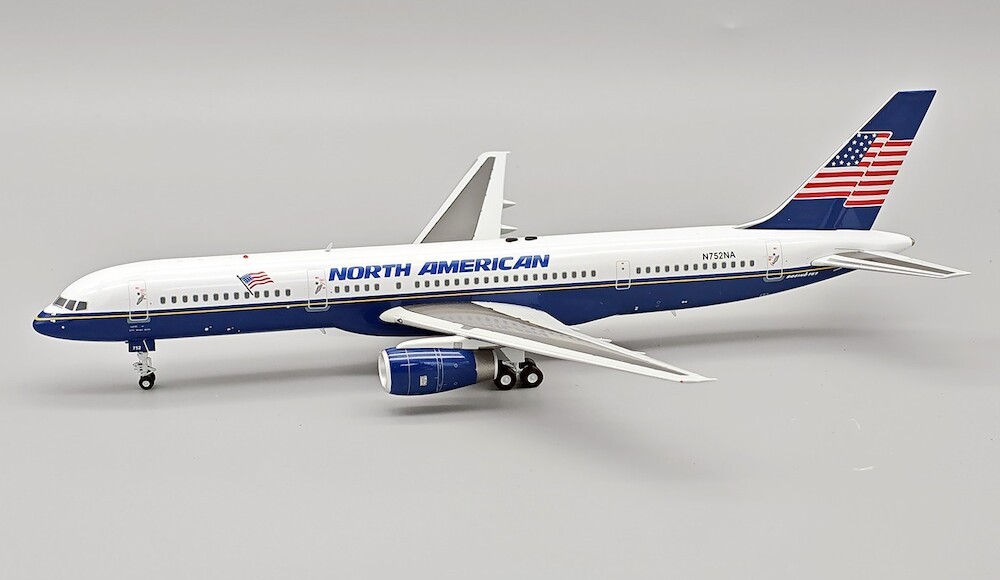 Inflight EAV-757-752 North American Boeing 757-200 N752NA Diecast 1/200 Model