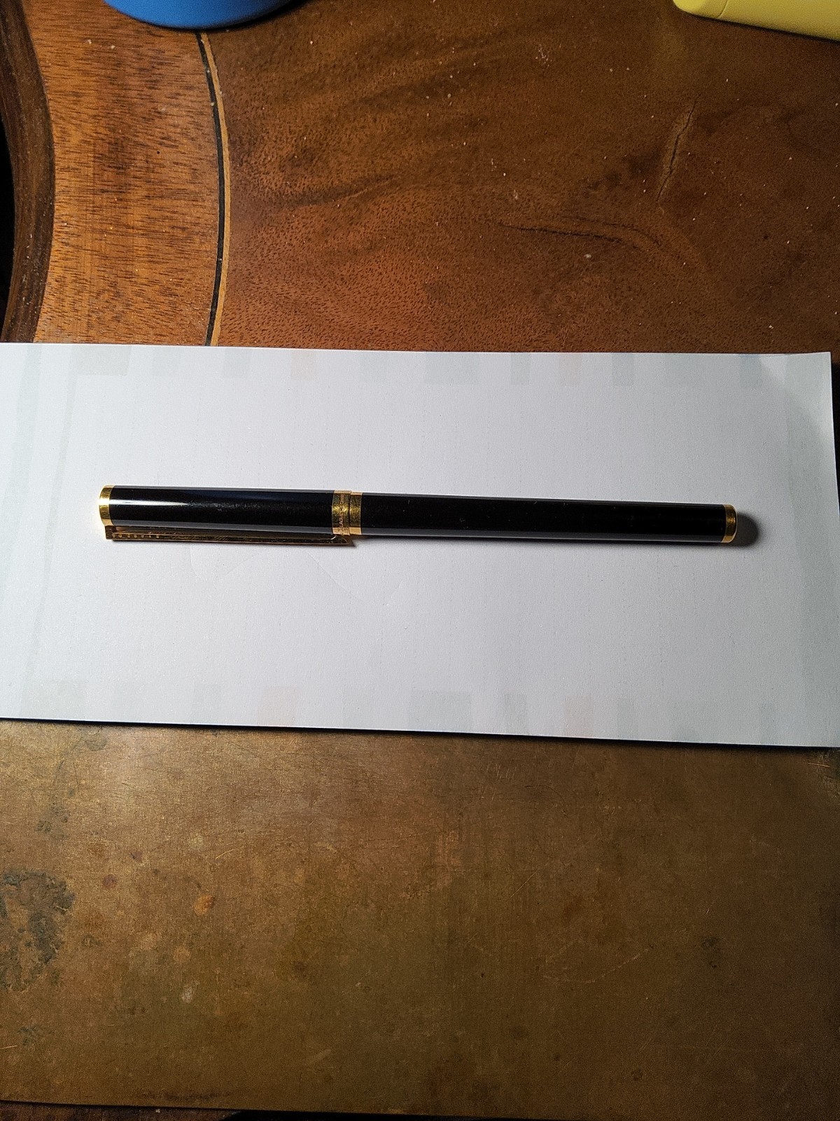 Vintage S.T. Dupont Classique Fountain Pen - Black Laque de Chine, 18kt 750 Nib