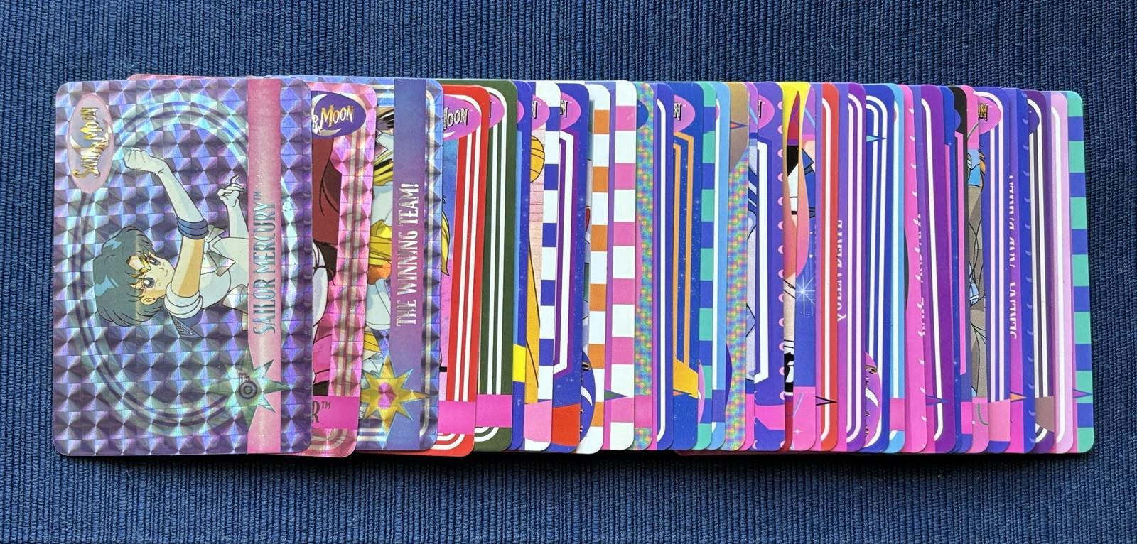 Sailor Moon Cardzillion Series 1 Set Bandai 1995- Regular #7-42 & Prisms 2, 4, 5