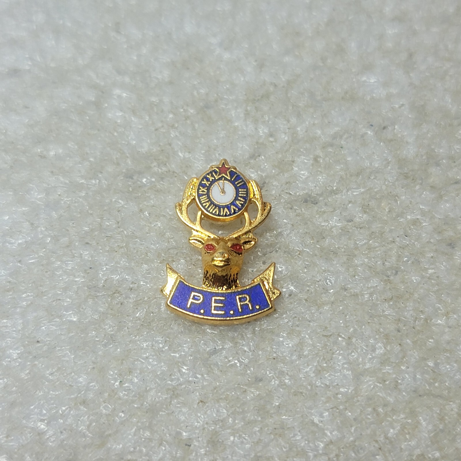 VTG P.E.R. Benevolent and Protective Order of Elks Previous Exaulted Ruler Pin
