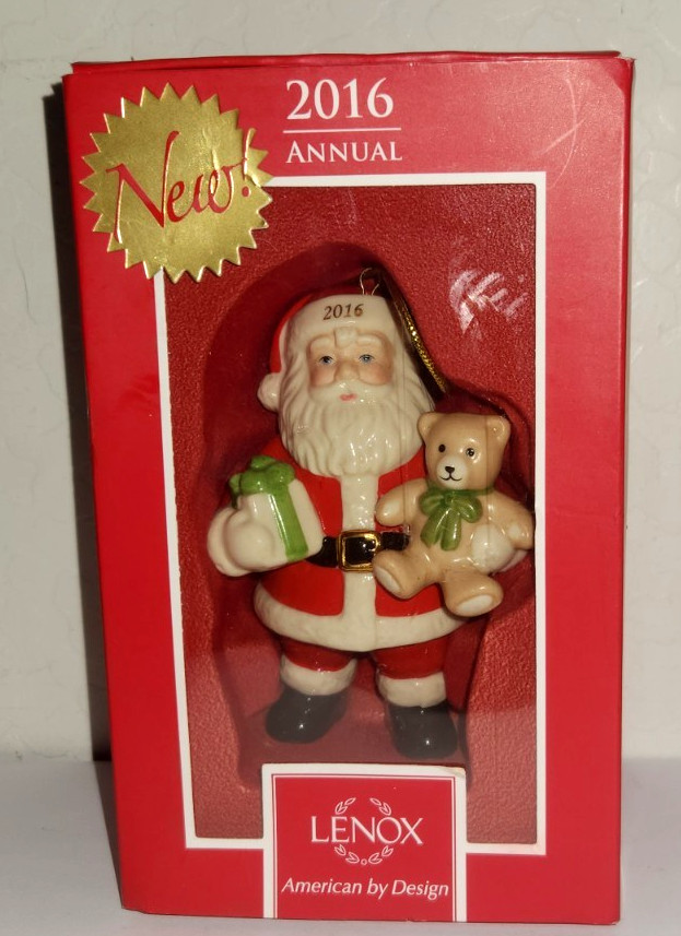 Lenox 2016 Annual Good Tidings Santa Bear 4