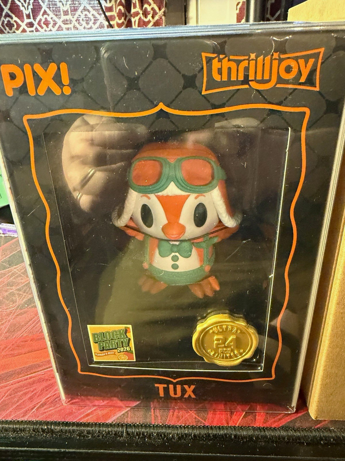 Thrilljoy PIX Tux Vinyl Figure Block Party Exclusive 2026 Original Unopened
