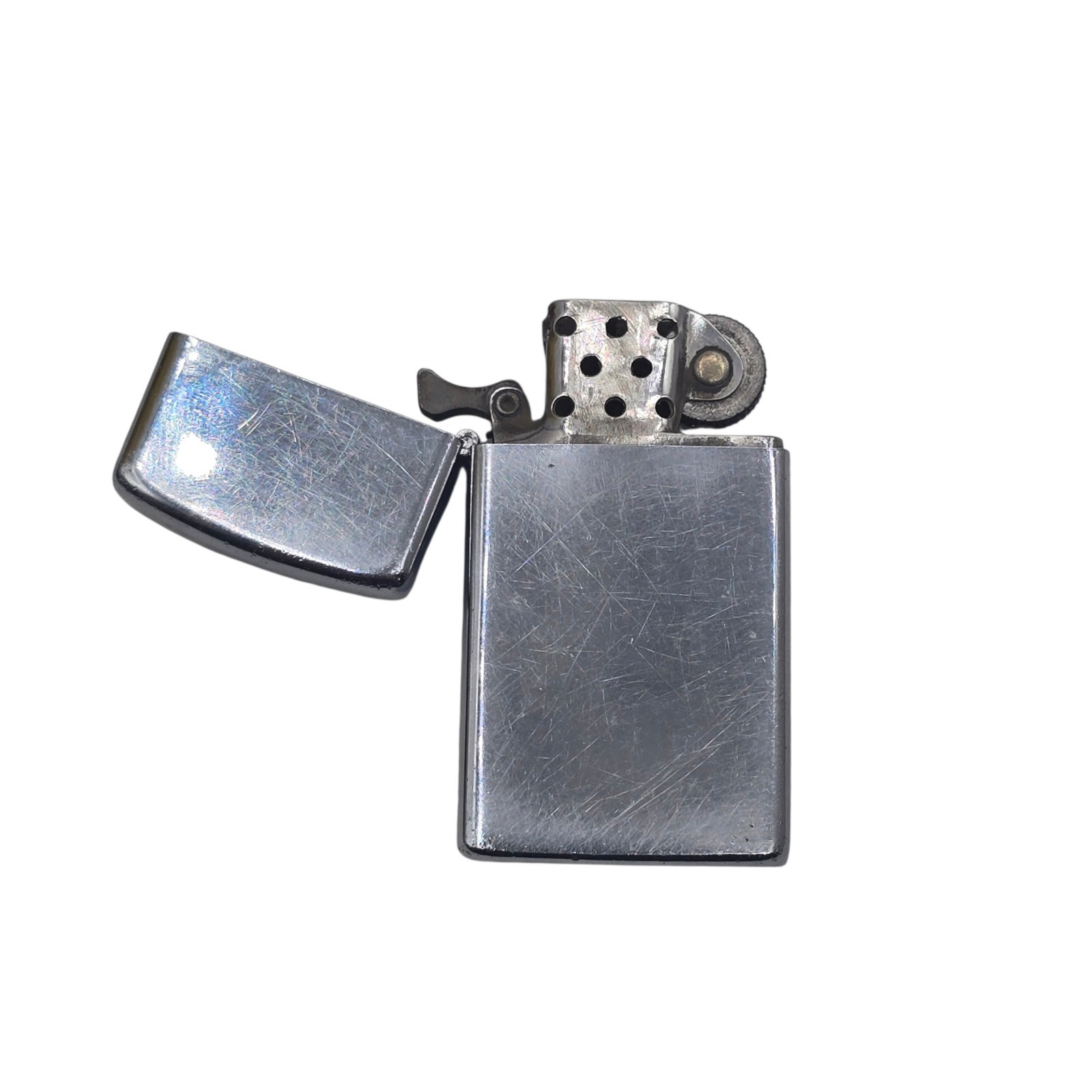 ZIPPO 1996 Slim Chrome Lighter Preowned Untested