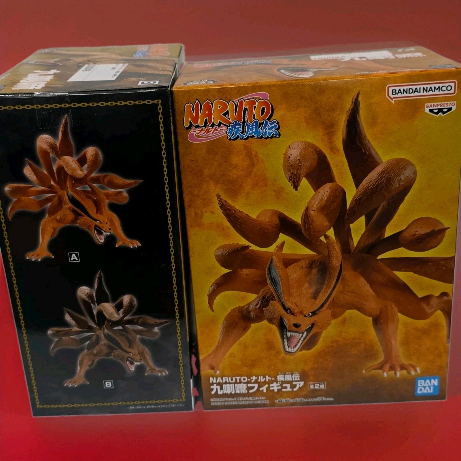 Bandai Namco Naruto Shippuden Kurama Nine-Tails Anime & Manga Figure Combo