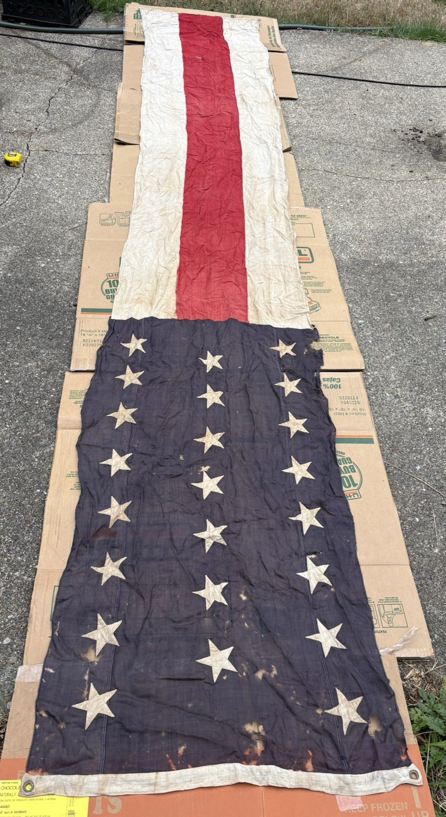 ANTIQUE? American Flag 23 Star Roughly 153\