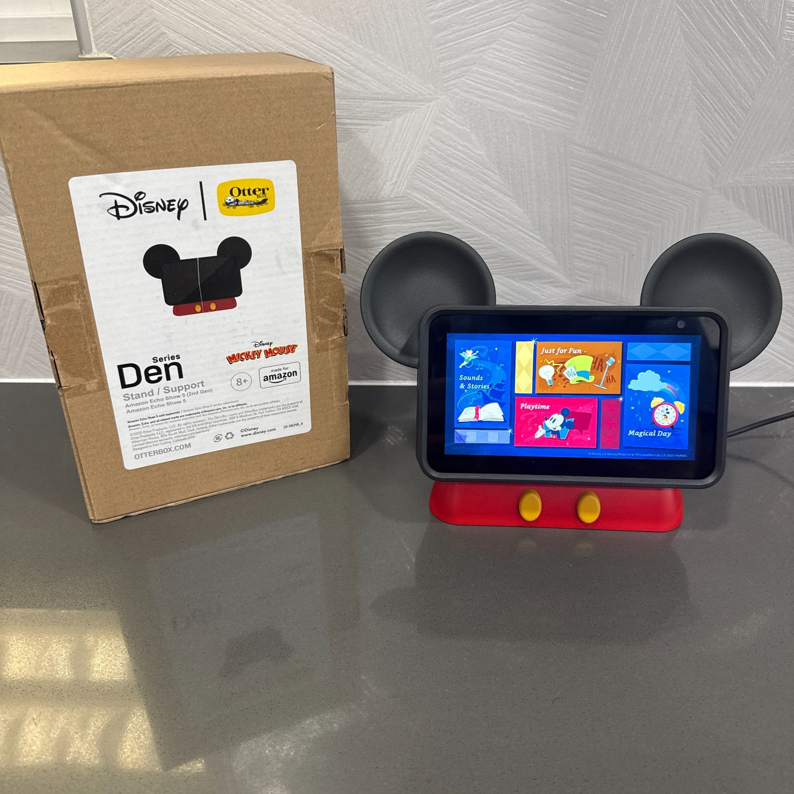 OtterBox Disney Classic Mickey Mouse Stand for Amazon Echo Show 5 DEN Hey Disney