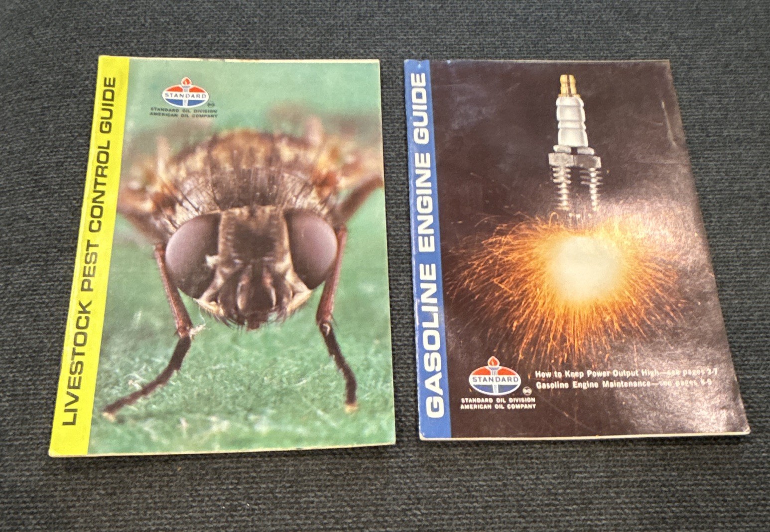 1967 Livestock Pest Control Guide & 1967 Gasoline Engine Guide Booklet 