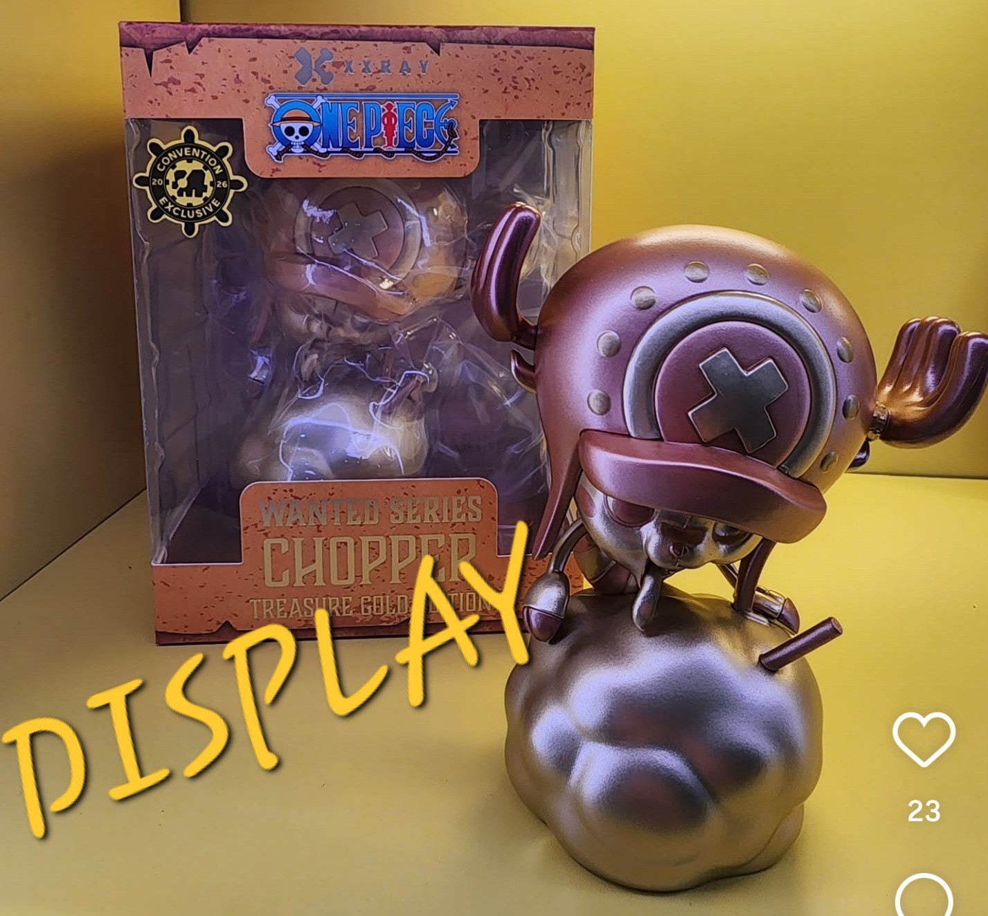 Mighty Jaxx One Piece Wanted Series Chopper Gold Edition SDCC 2026 Exclusive