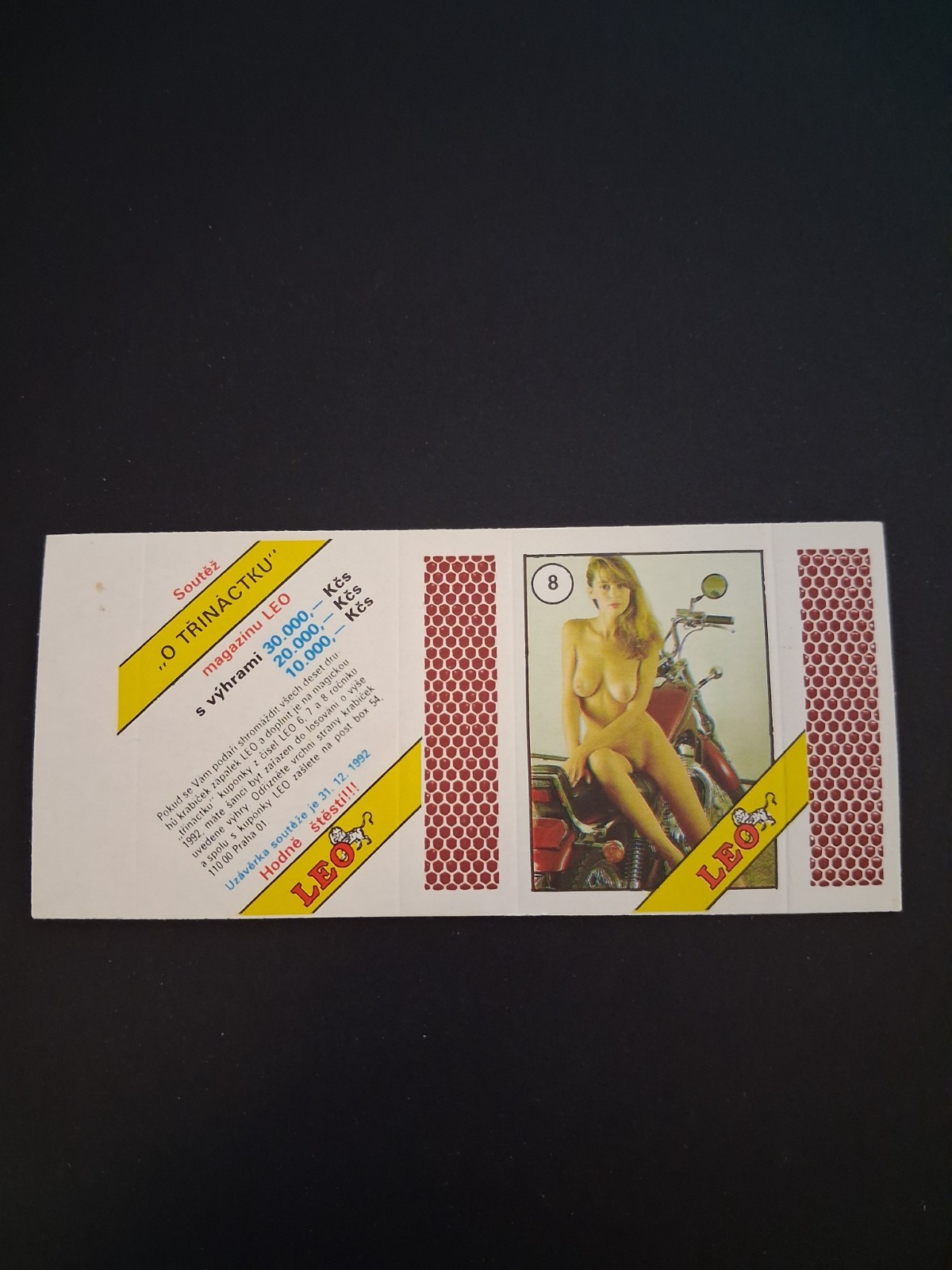 Vintage Girlie Matchbook “Busty Girl\