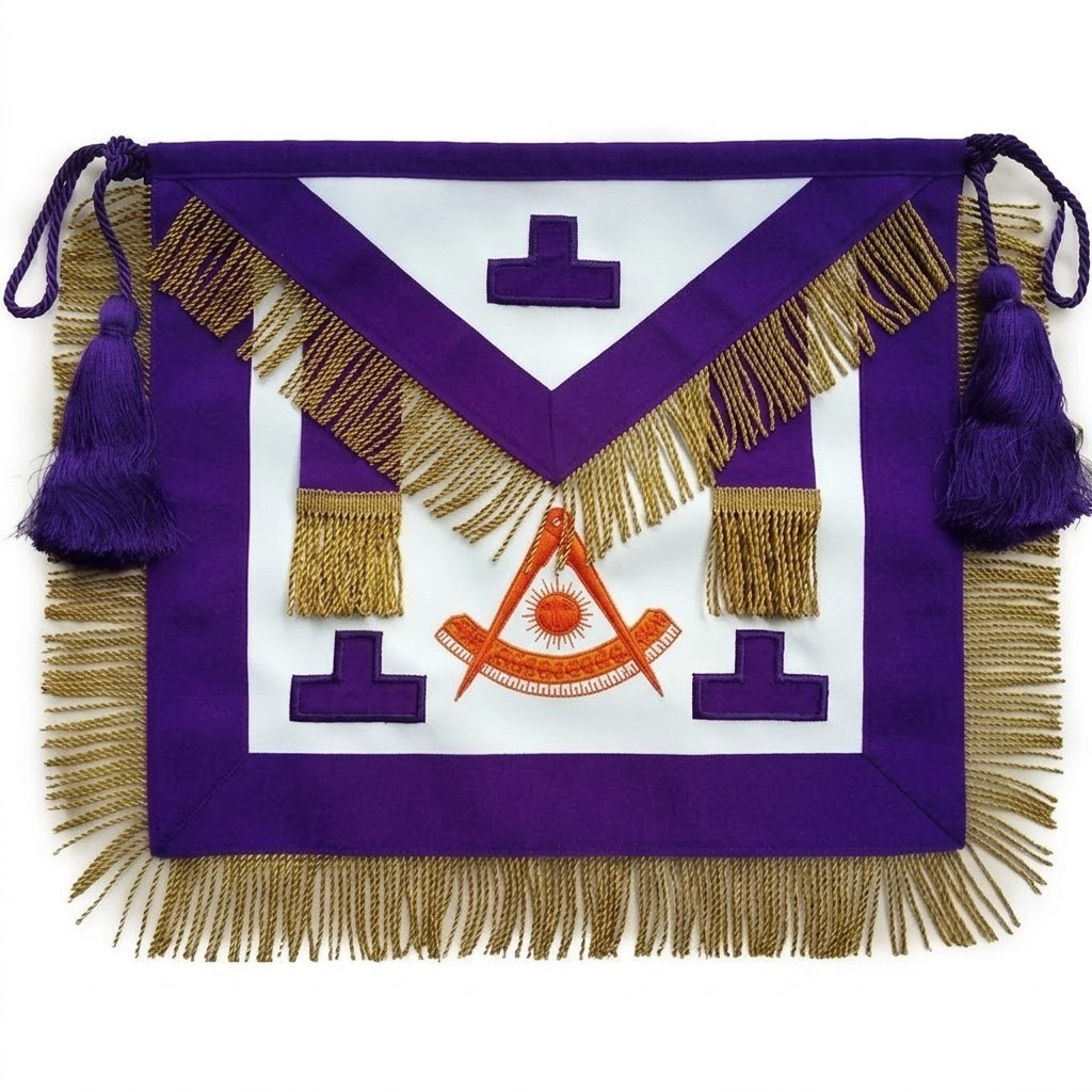New Masonic Past Master Apron Hand Embroidery