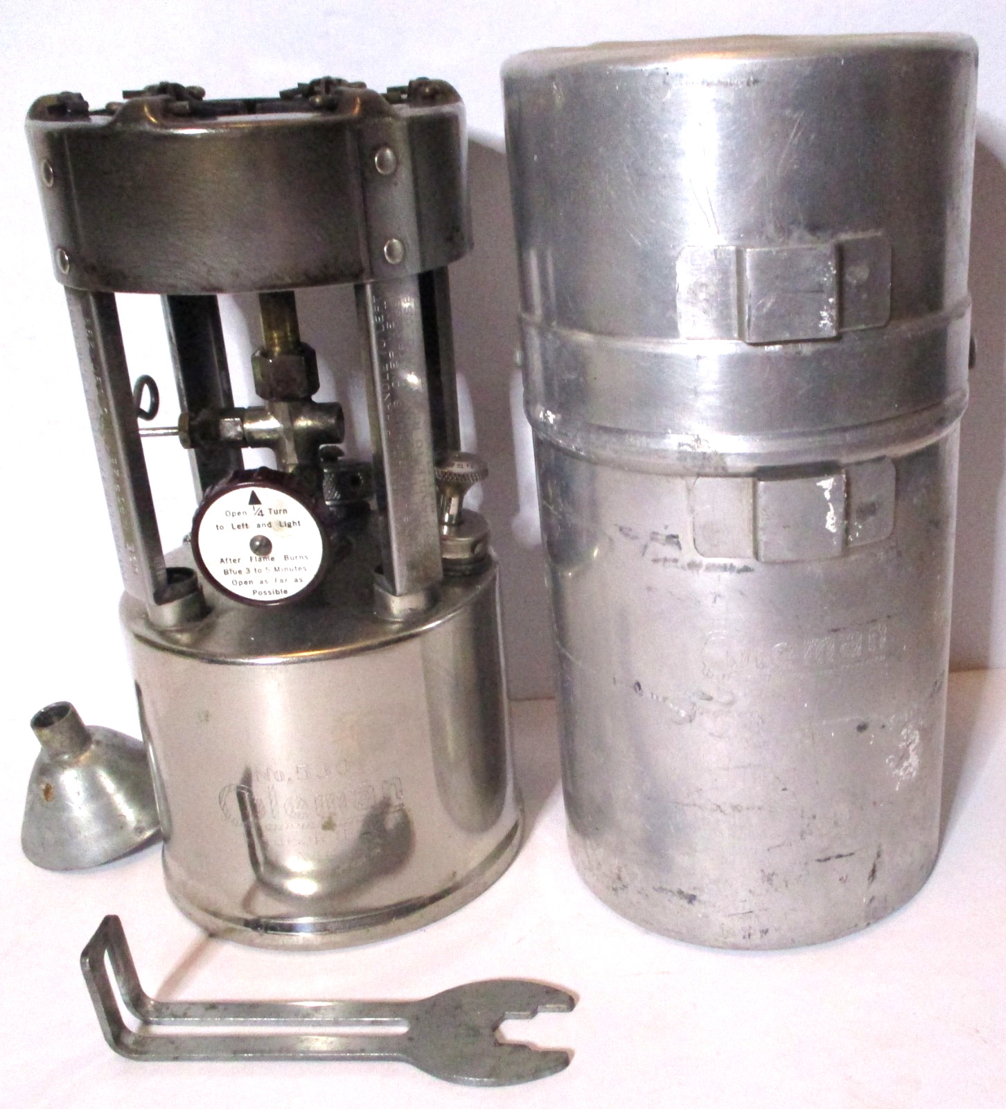 VINTAGE WWII ERA U.S. MILITARY COLEMAN A46 No. 530 GI CAMP COOK STOVE ~ PREPPER