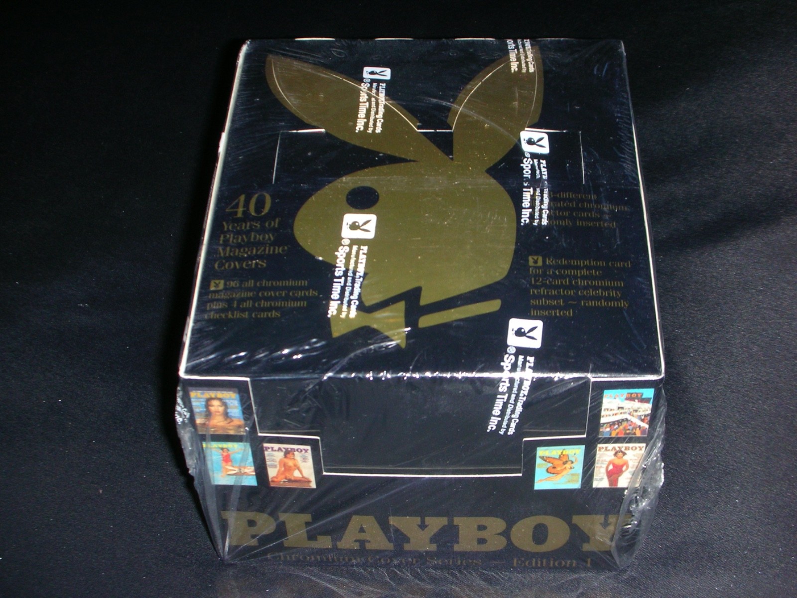 Playboy Chromium Covers 1 Factory Sealed Box, Trump Cover Card