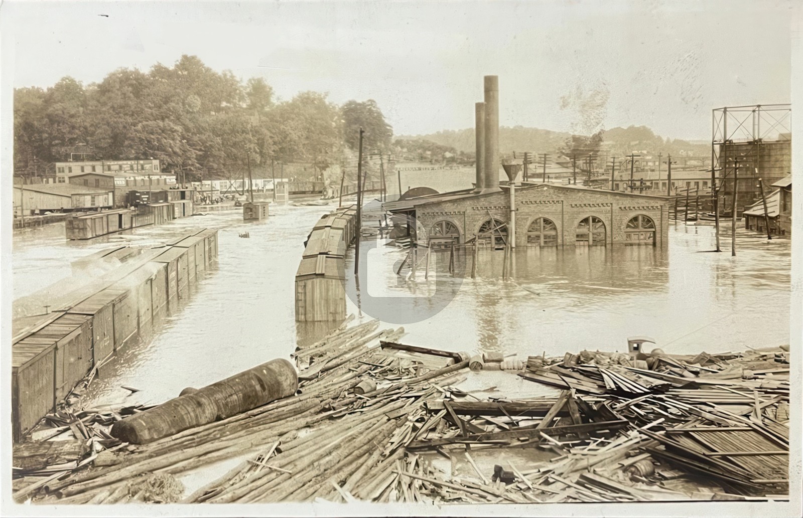 North Carolina Asheville NC Great Flood of 1916 RPPC Photo Postcard COPY