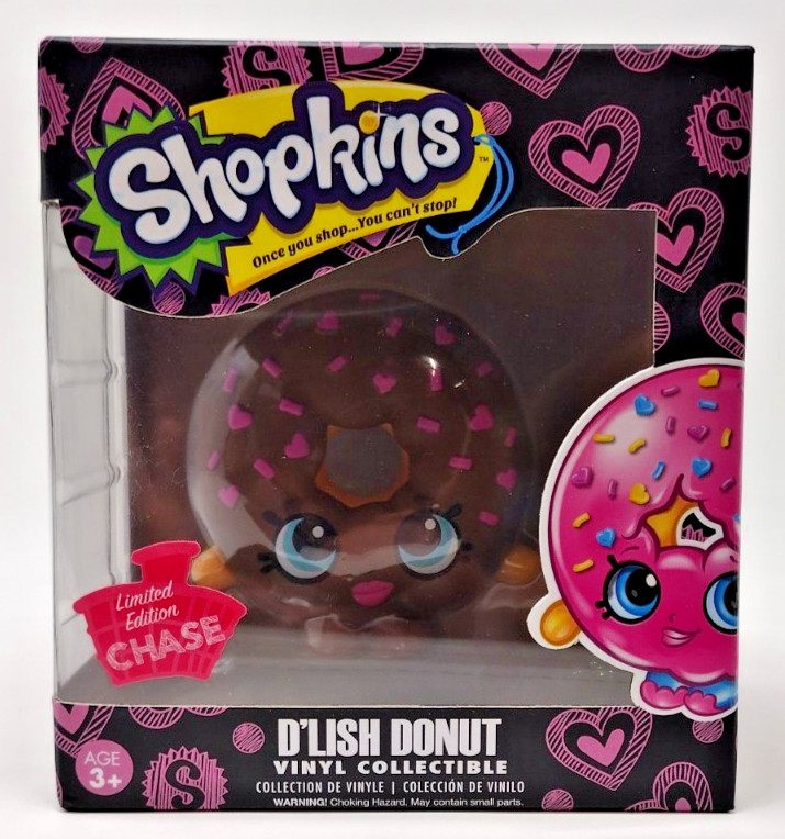 Funko Shopkins D'Lish Donut Vinyl Figure Brown Chocolate Limited Edition Chase