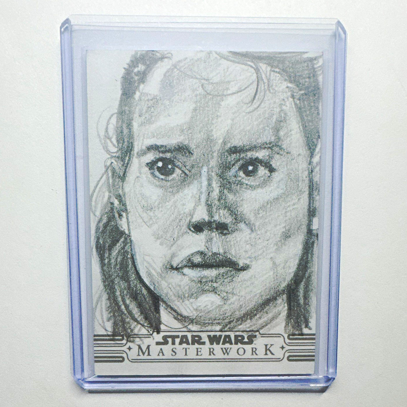 2025 Topps Star Wars Masterwork Rey Sketch by Jessica Hickman